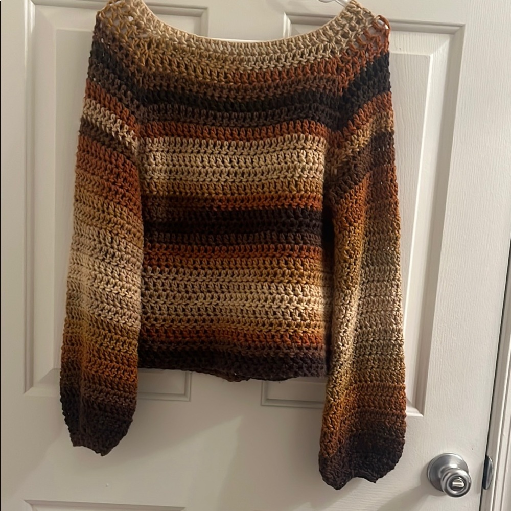 Crochet sweater handmade